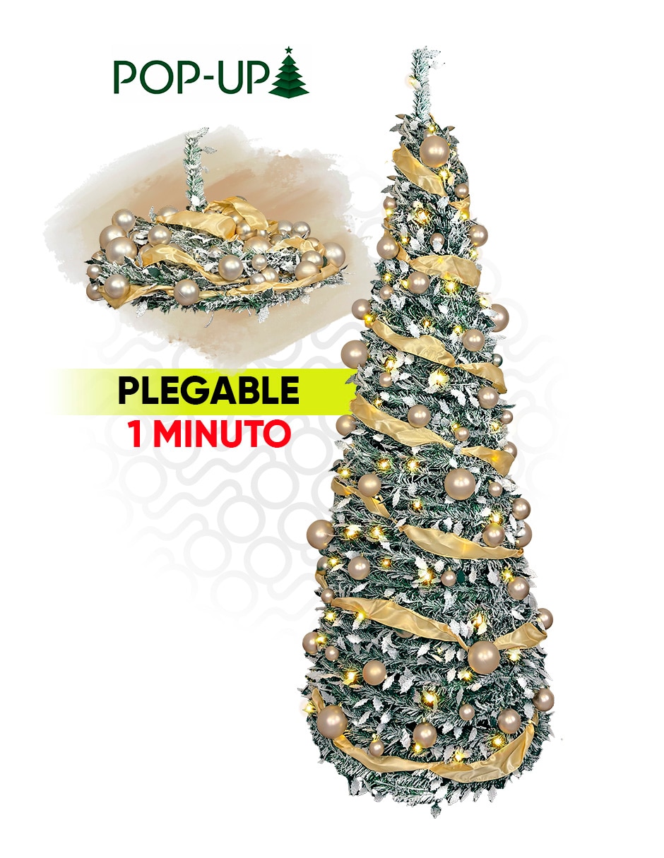 Árbol de navidad Royal Pop-Up Tree Luces LED Christmas tree de PVC con 180 luces