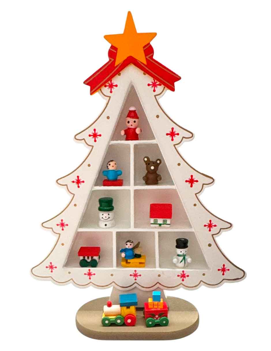 Figura decorativa de Árbol Navidad de MDF Figura decorativa de Árbol Navidad de MDF