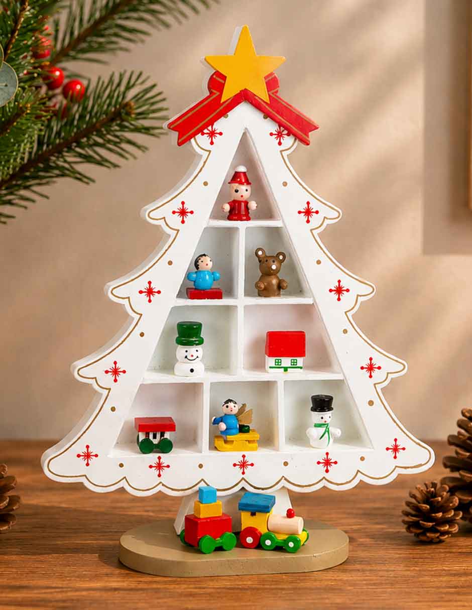 Figura decorativa de Árbol Navidad de MDF 3