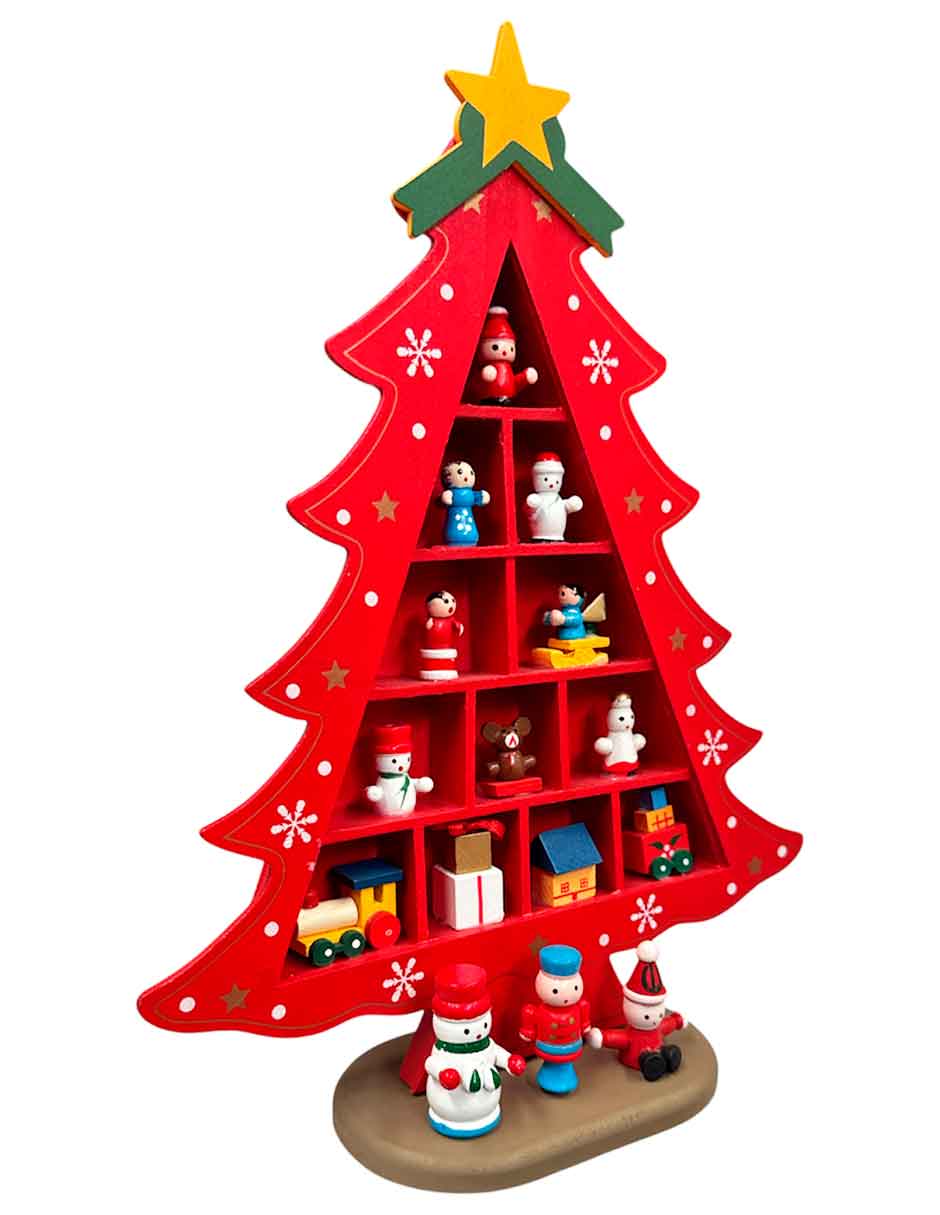 Figura decorativa de Árbol Navidad de MDF 2