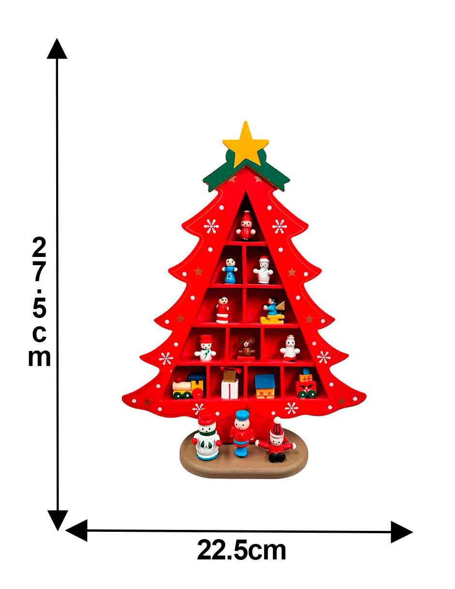Figura decorativa de Árbol Navidad de MDF 5