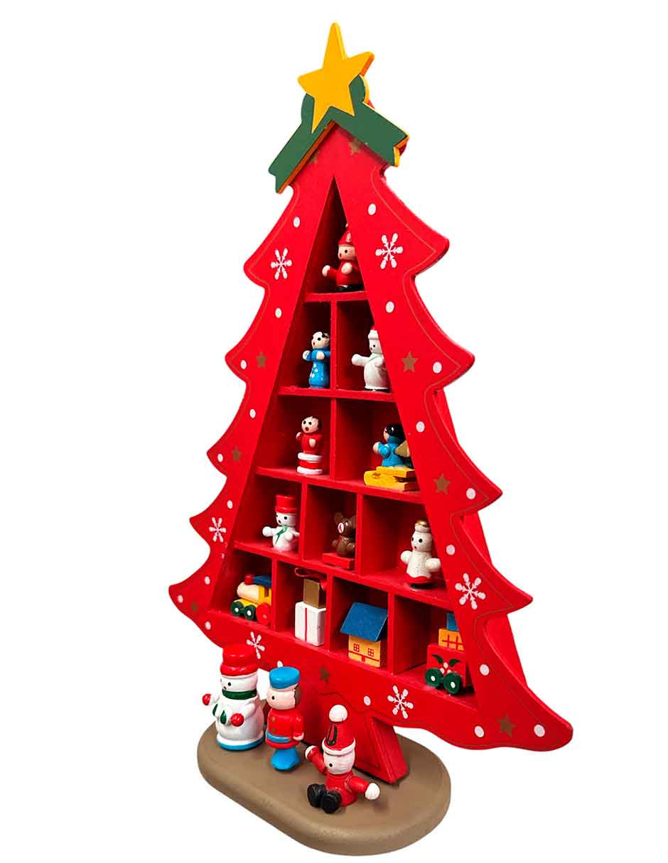 Figura decorativa de Árbol Navidad de MDF 3