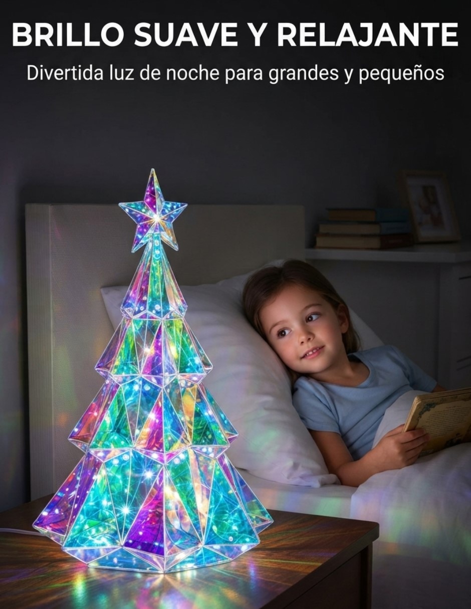 Figura decorativa de Árbol navidad No aplica Geométrica Tornazol de Plástico 3