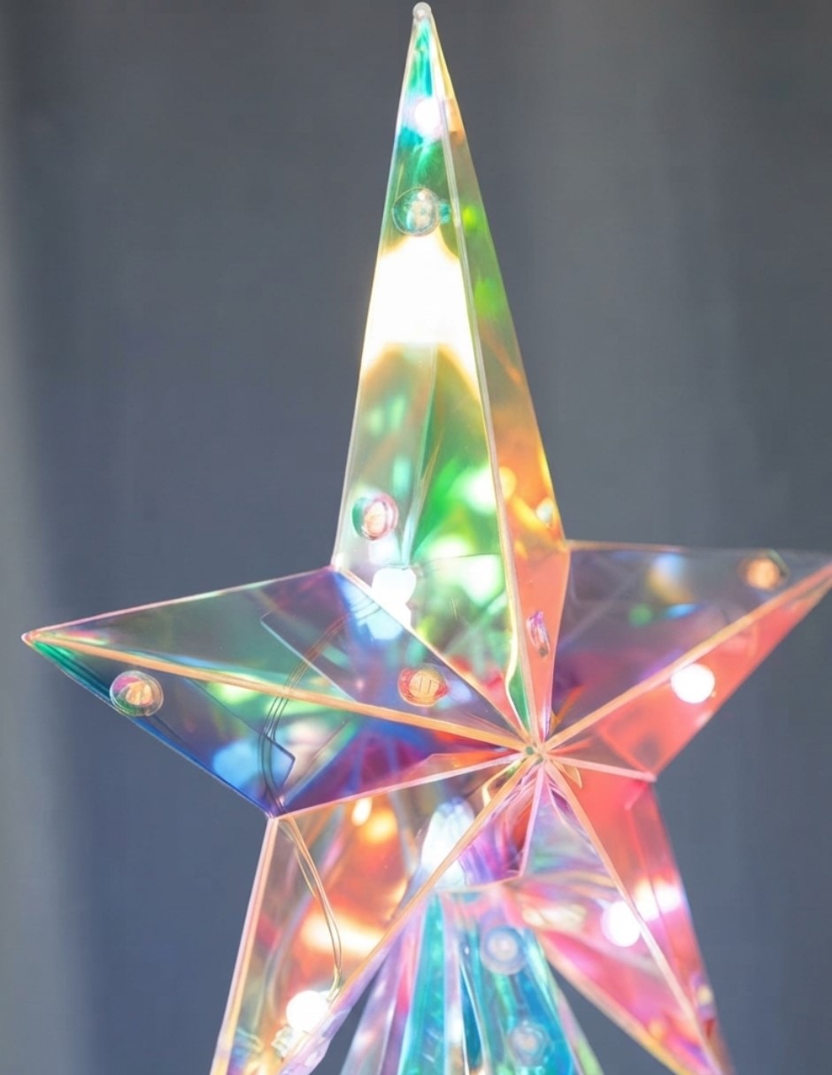 Figura decorativa de Árbol navidad No aplica Geométrica Tornazol de Plástico 4