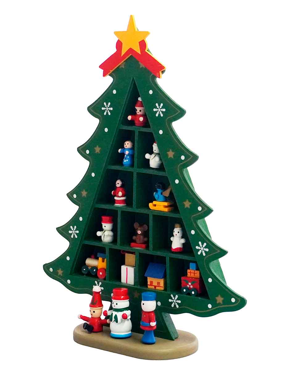 Figura decorativa de Árbol Navidad de MDF 2