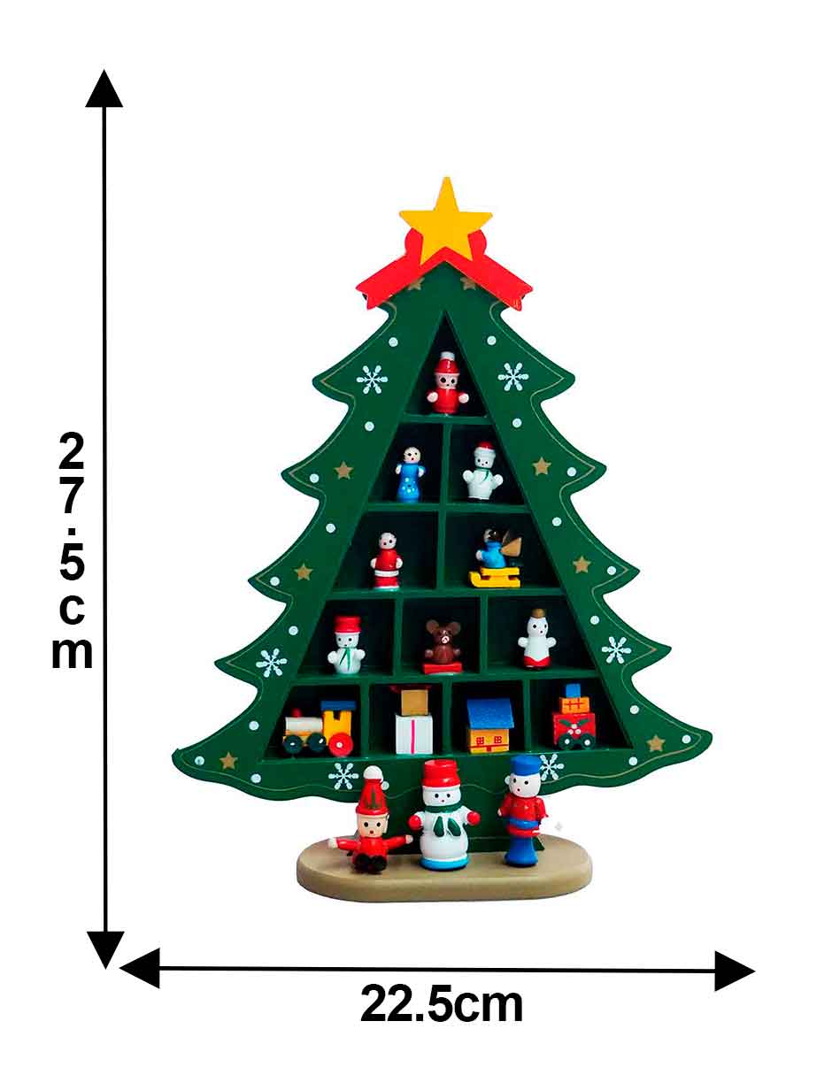 Figura decorativa de Árbol Navidad de MDF 5