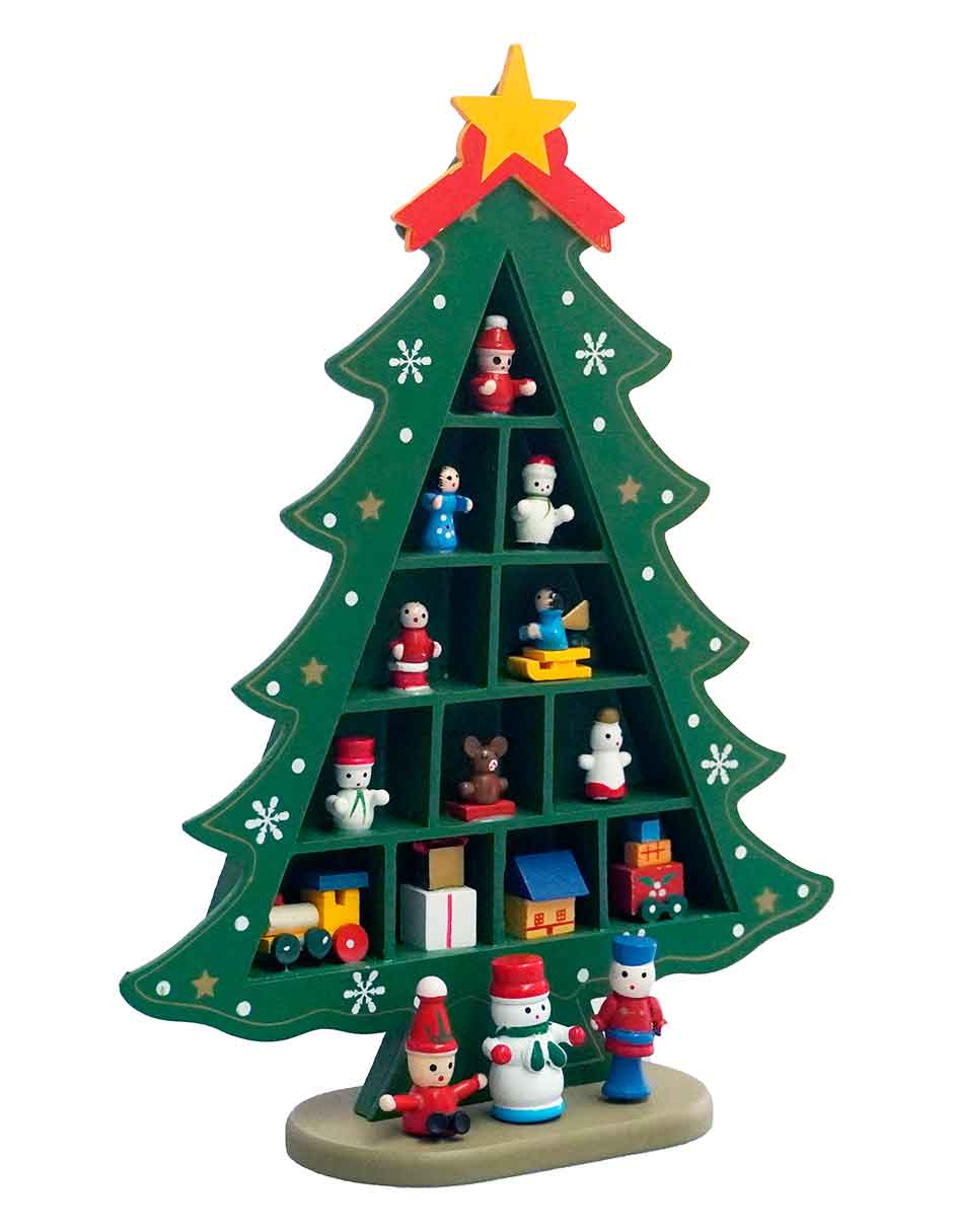 Figura decorativa de Árbol Navidad de MDF 3
