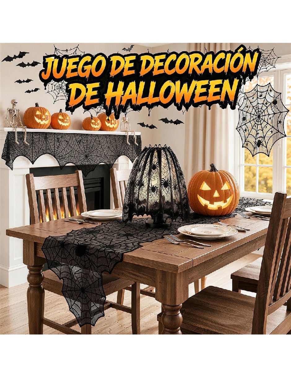 Set mantel Irregular de Poliéster Halloween 2