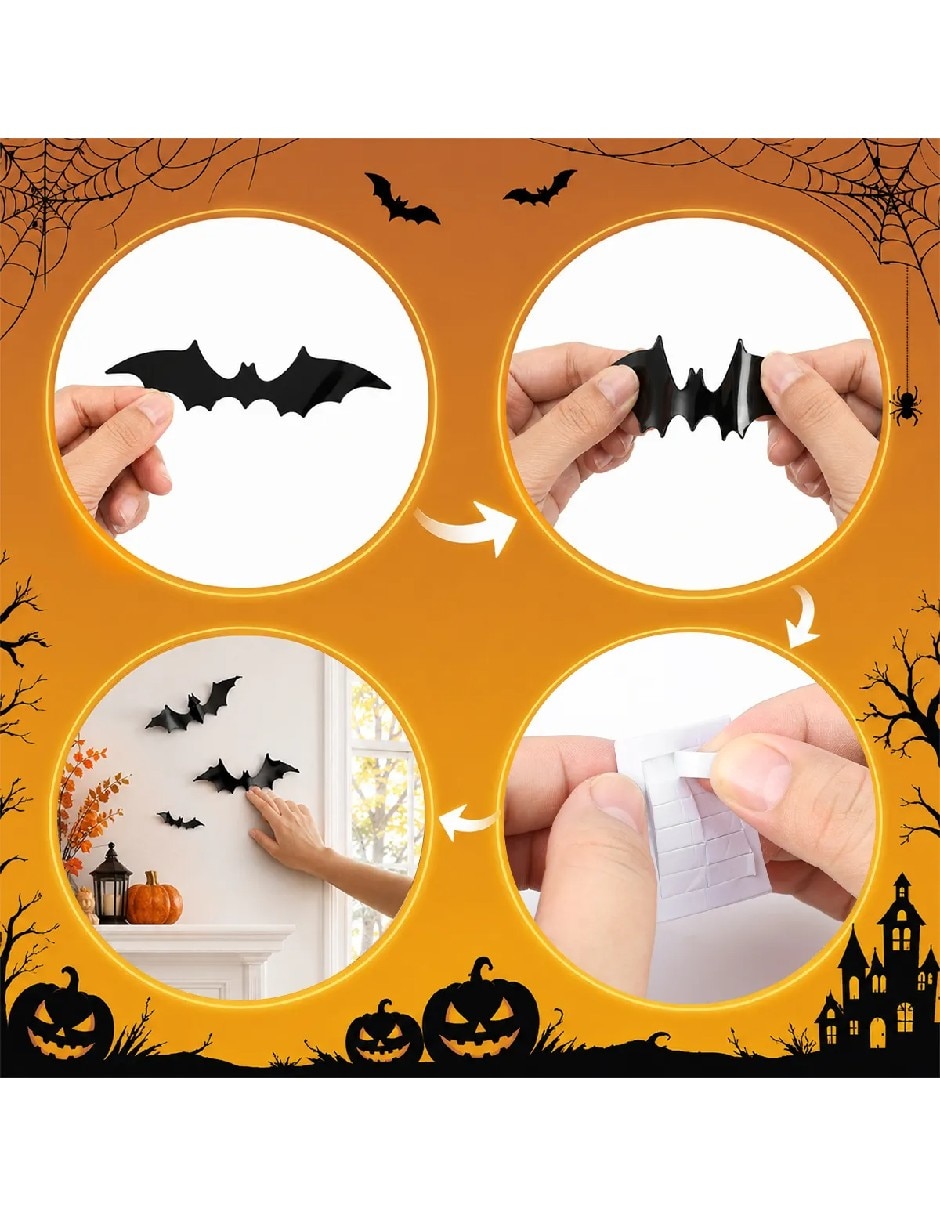 Set mantel Irregular de Poliéster Halloween 4