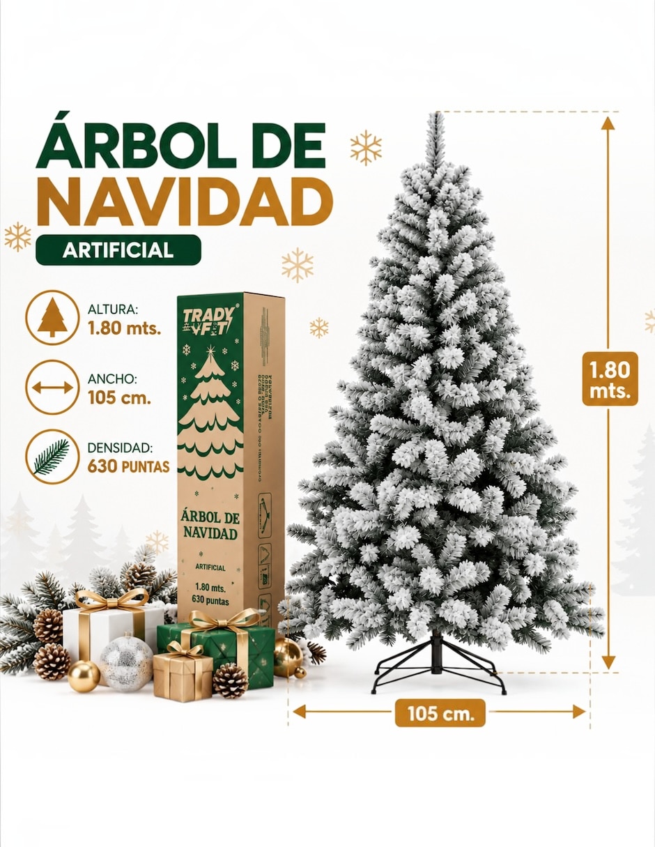 Árbol de navidad de PVC con Sin luces 2
