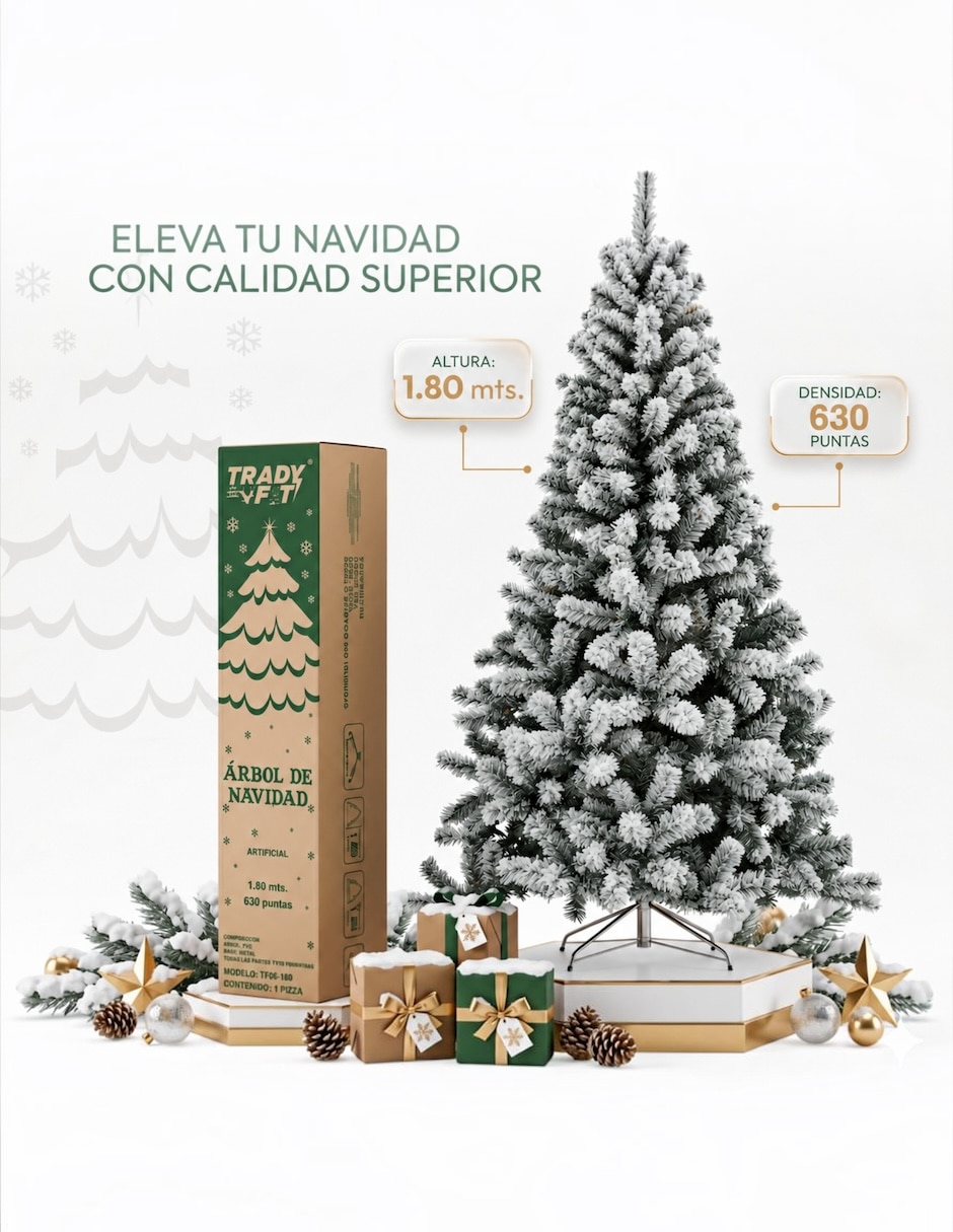 Árbol de navidad de PVC con Sin luces 3