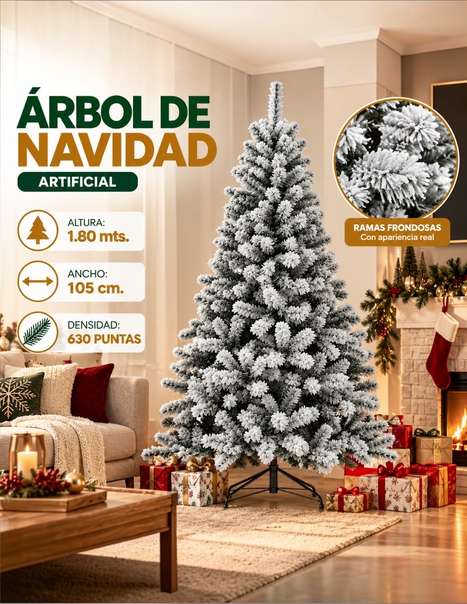 Árbol de navidad de PVC con Sin luces 6