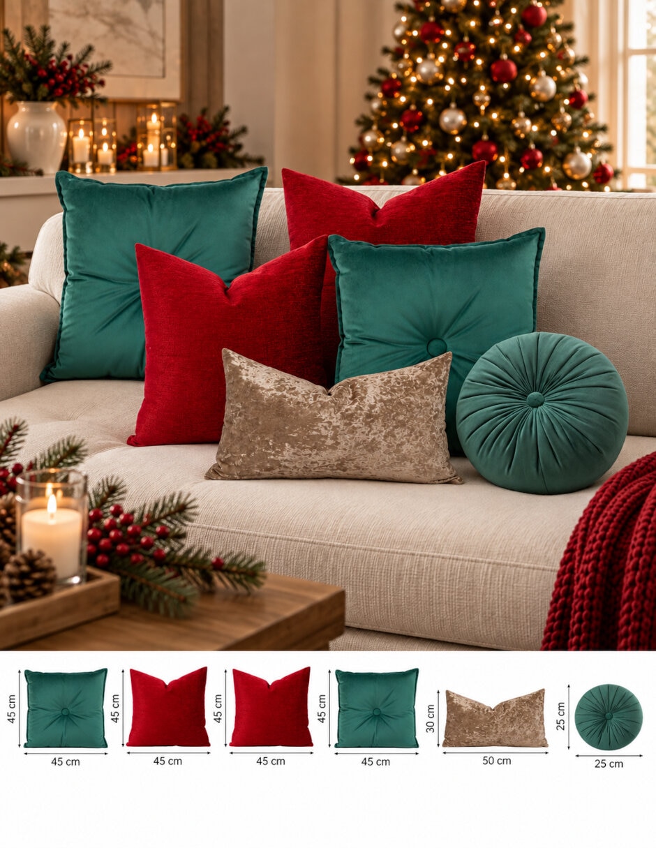 Set de cojín decorativo Navideños Navidad 2