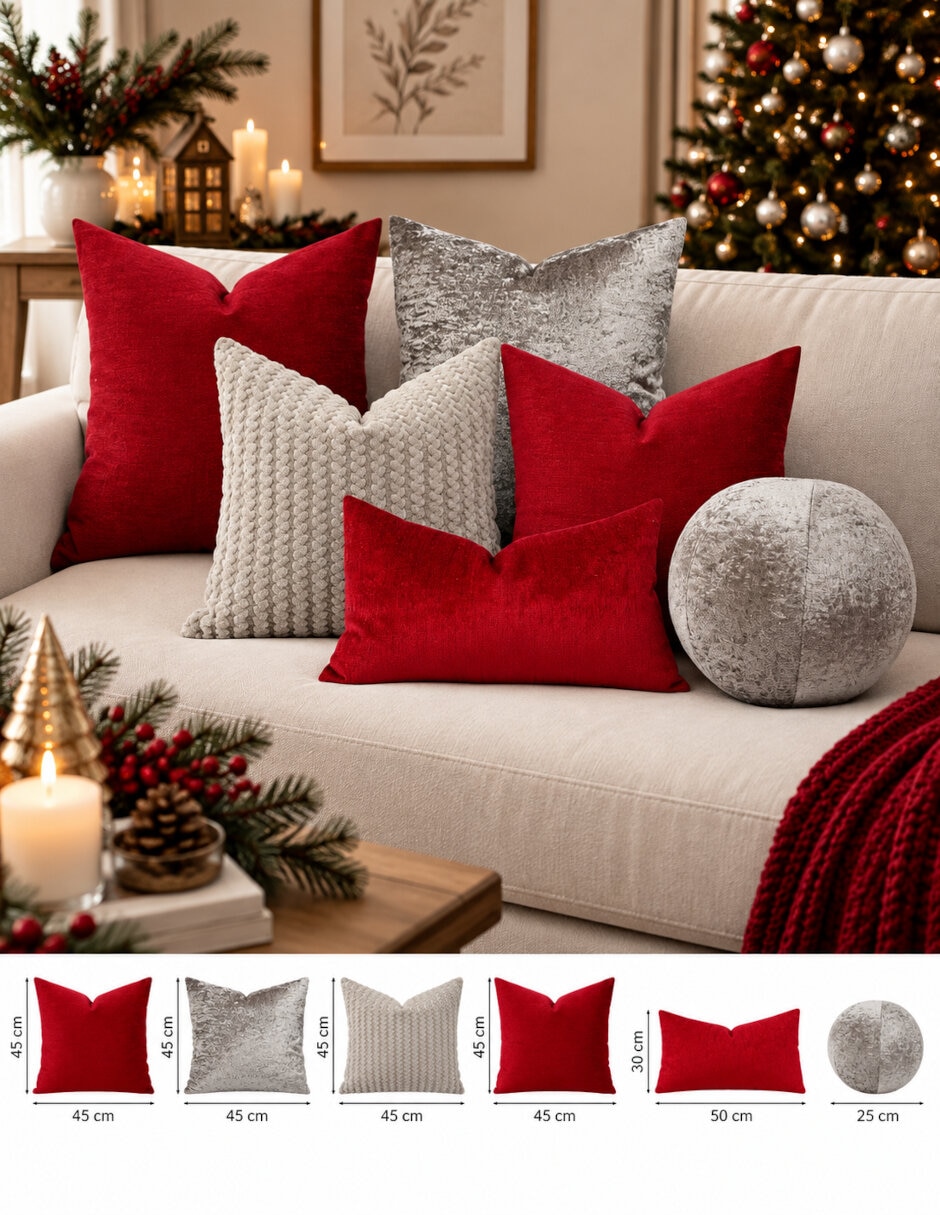 Set de cojín decorativo Navideños Navidad 2