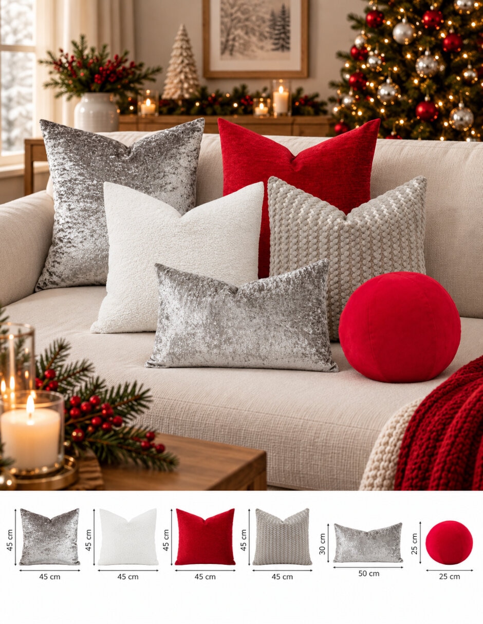 Set de cojín decorativo Navideños Navidad 2