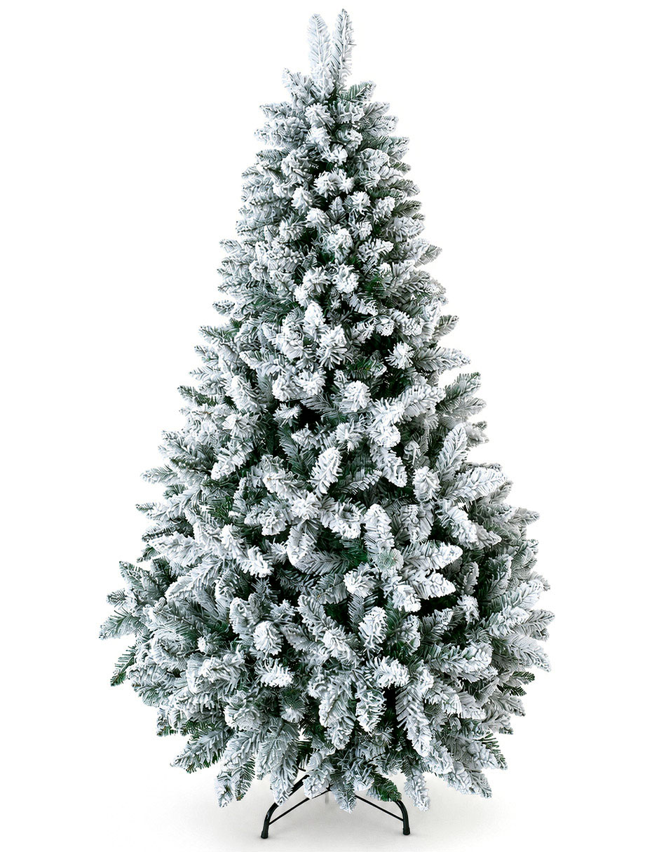 Árbol de navidad clásico escarchado con Nieve de pvc Árbol de navidad clásico escarchado con Nieve de pvc