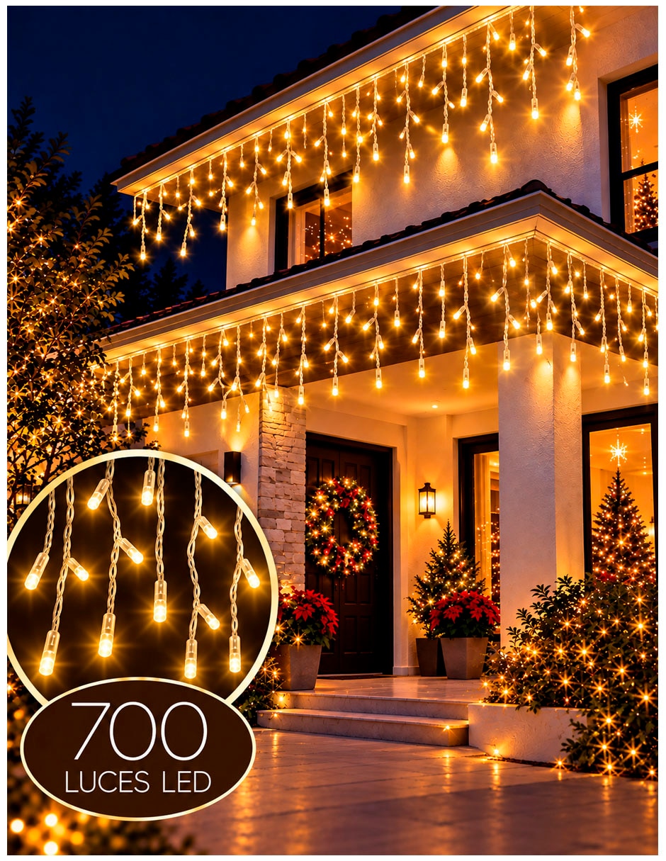 Set de luces led csc700-2pzas con 700 focos 2
