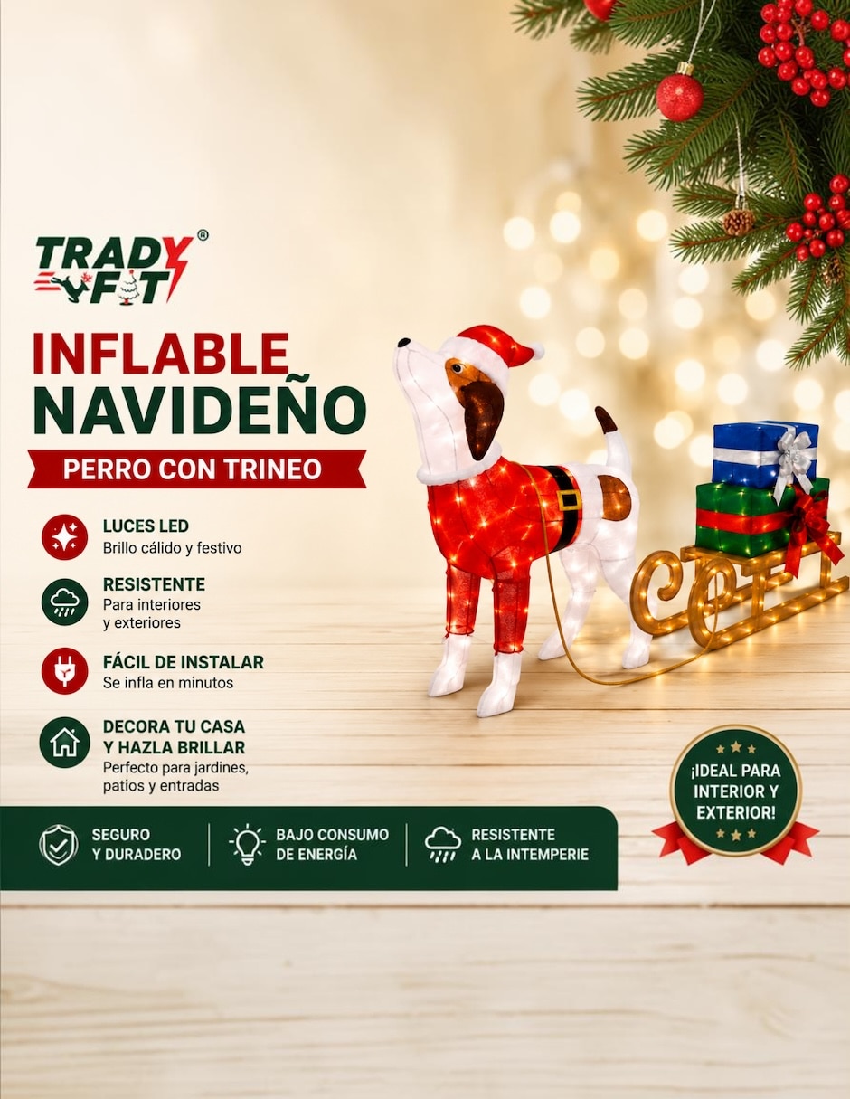 Inflable decorativo forma de Perro 3
