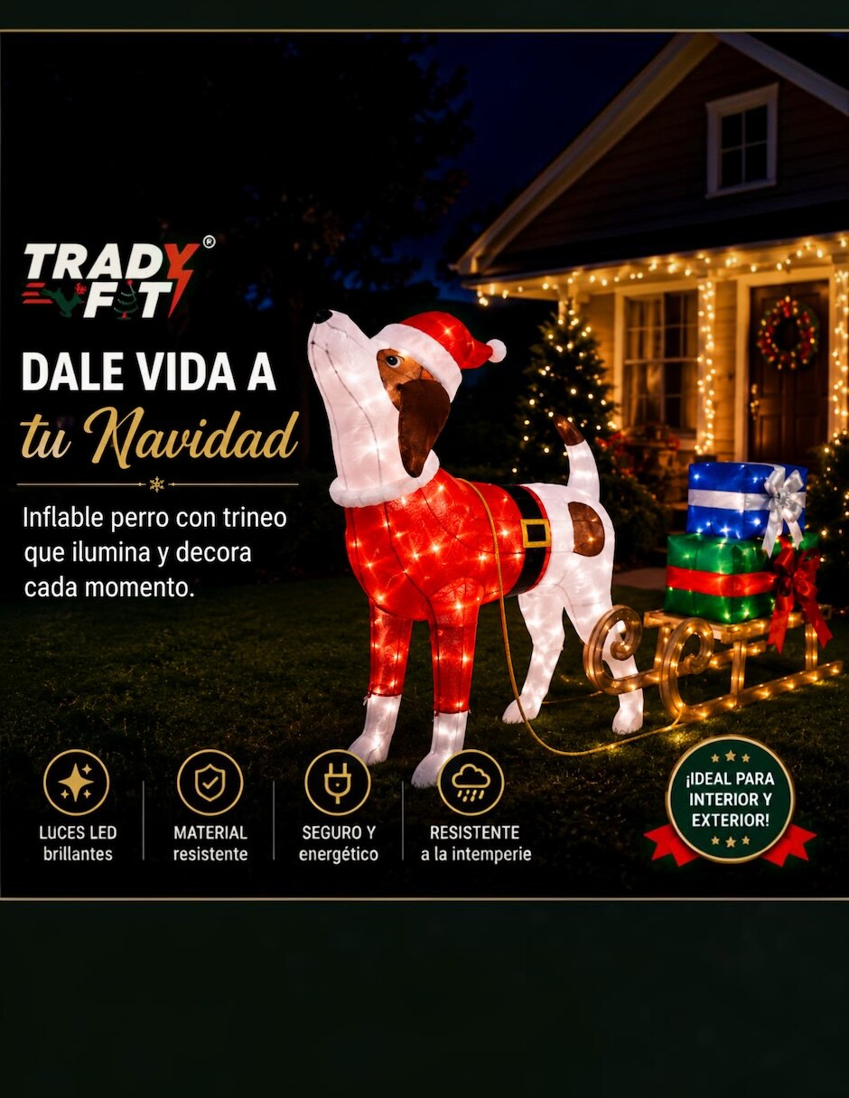 Inflable decorativo forma de Perro 4
