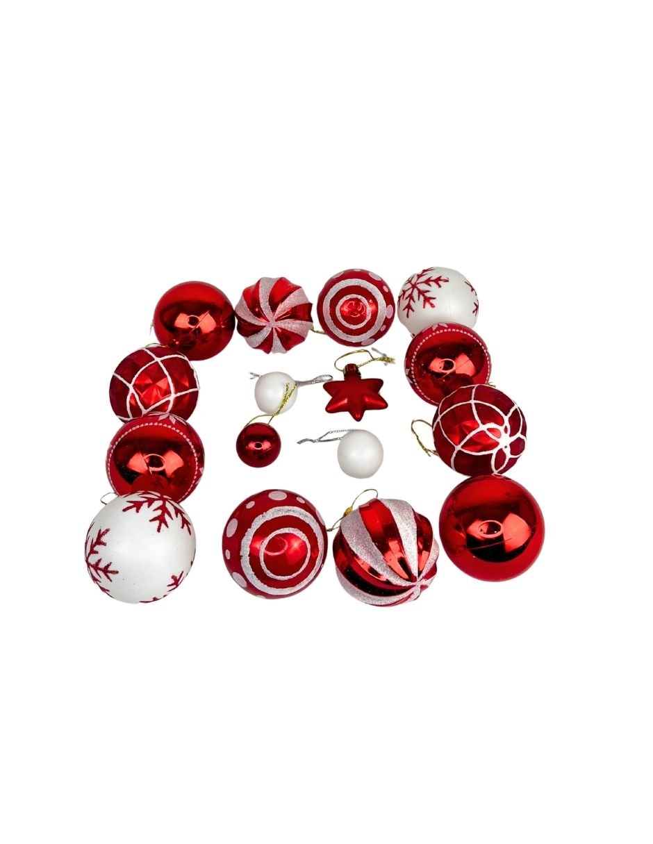 Set de esfera navideña con 40 piezas 2