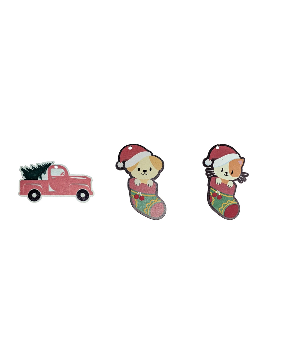 Kit de adornos navideños BOXIS de 3 piezas