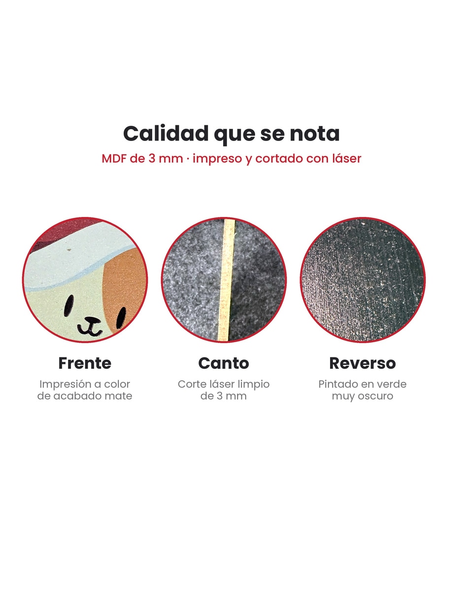 Kit de adornos navideños BOXIS de 3 piezas 4