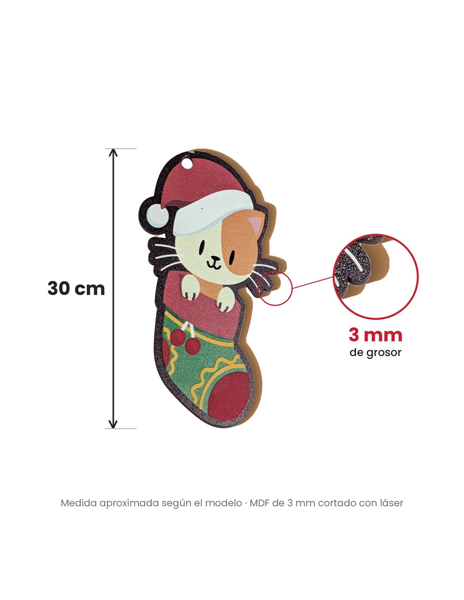 Kit de adornos navideños BOXIS de 3 piezas 5