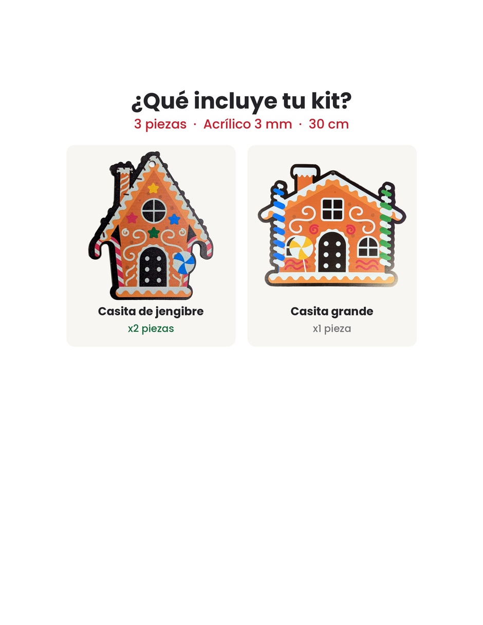 Kit de adornos navideños BOXIS de 3 piezas 3