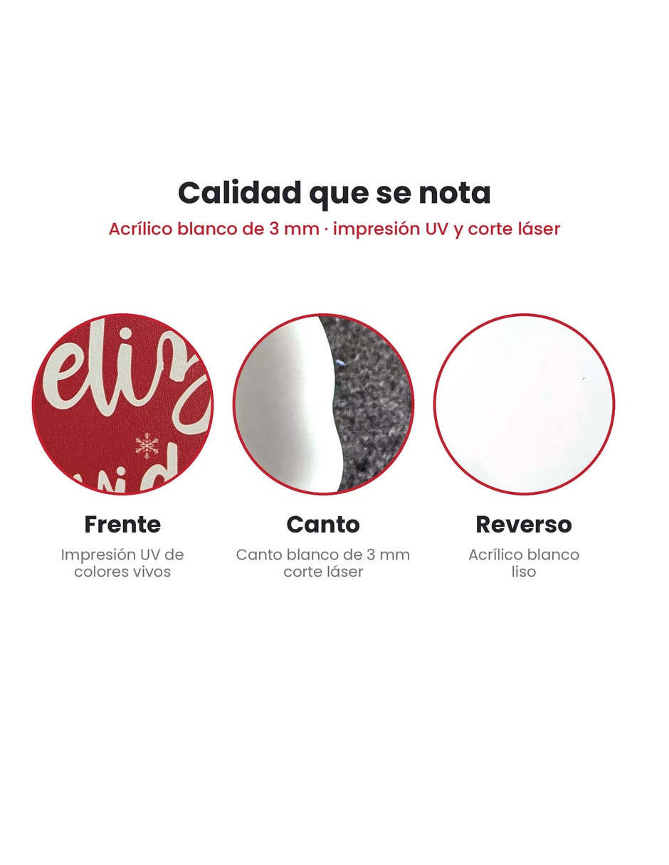 Kit de adornos navideños BOXIS de 3 piezas 4