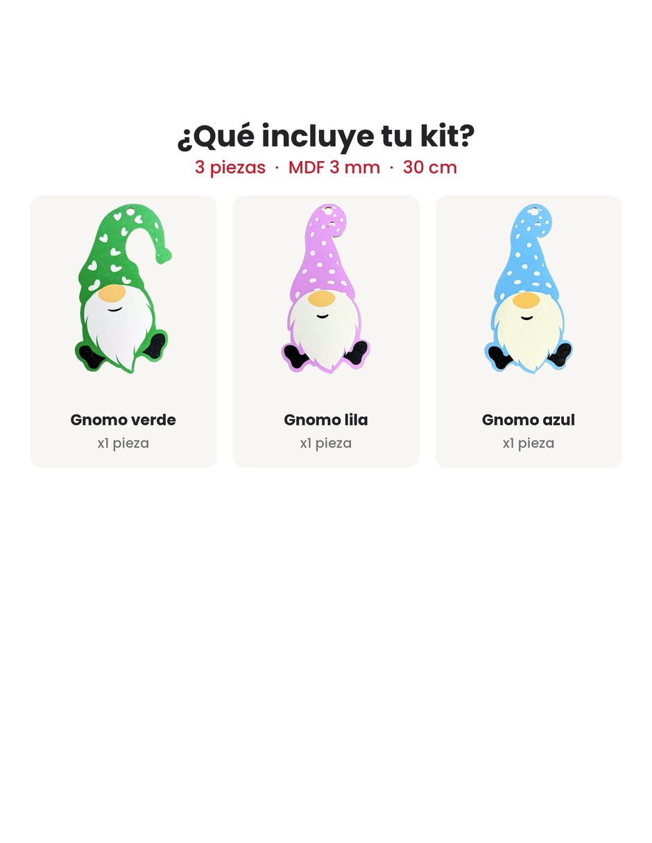 Kit de adornos navideños de 3 piezas 2