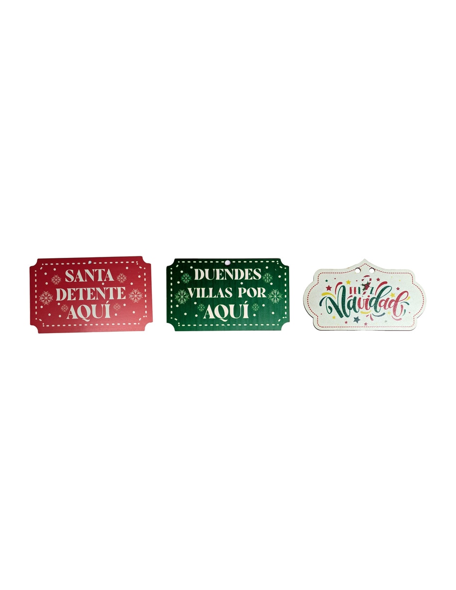 Kit de adornos navideños BOXIS de 3 piezas