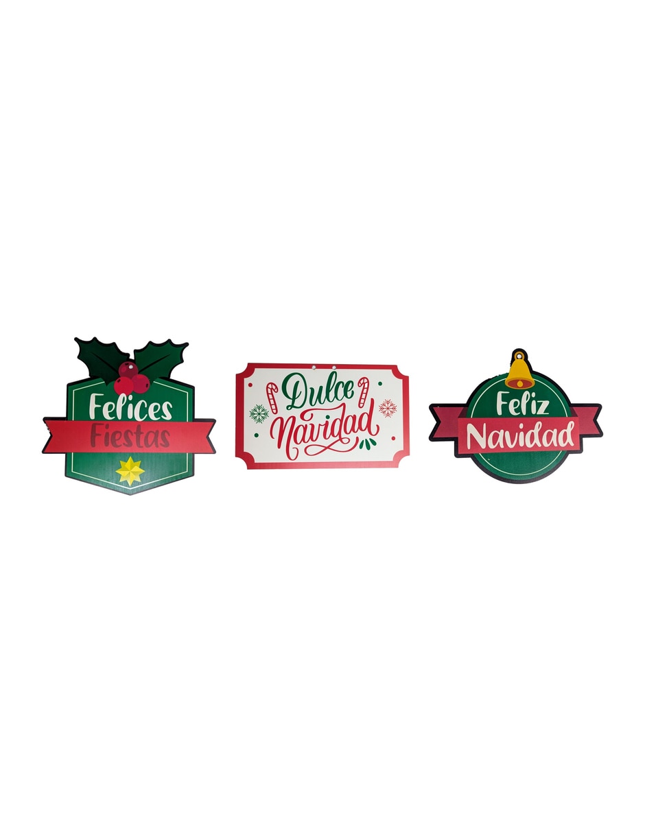 Kit de adornos navideños BOXIS de 3 piezas