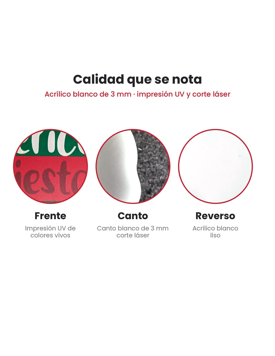 Kit de adornos navideños BOXIS de 3 piezas 2