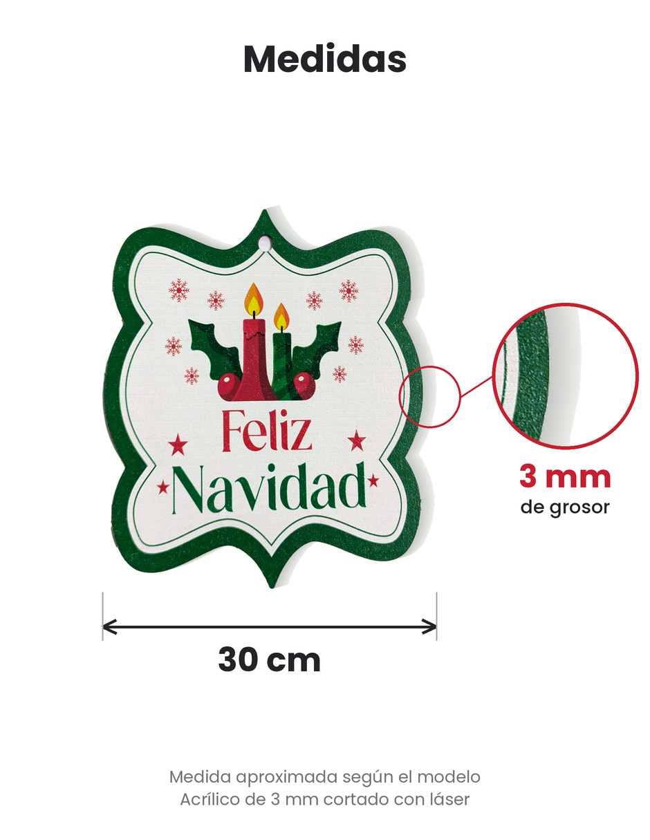 Kit de adornos navideños BOXIS de 3 piezas 2