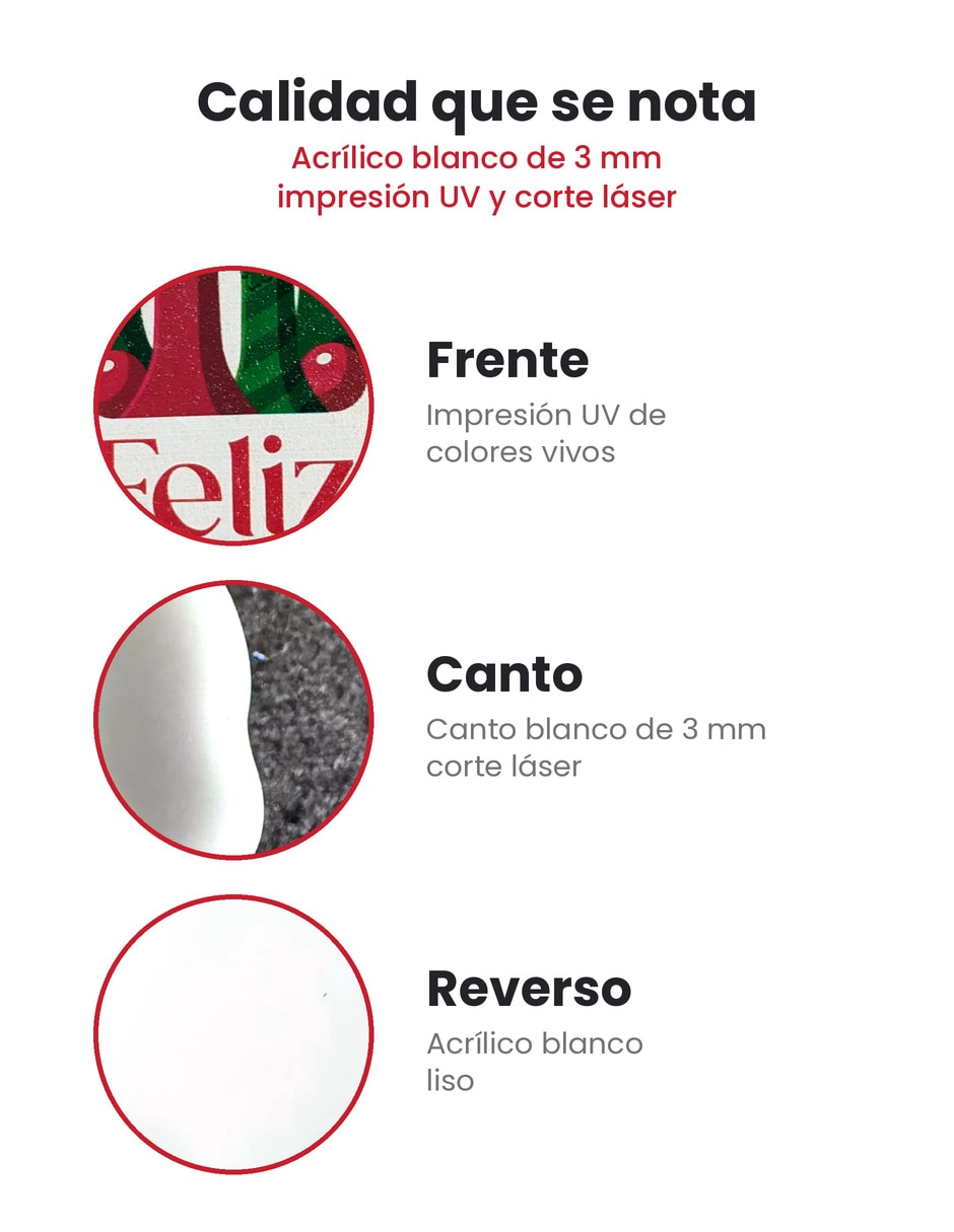 Kit de adornos navideños BOXIS de 3 piezas 3