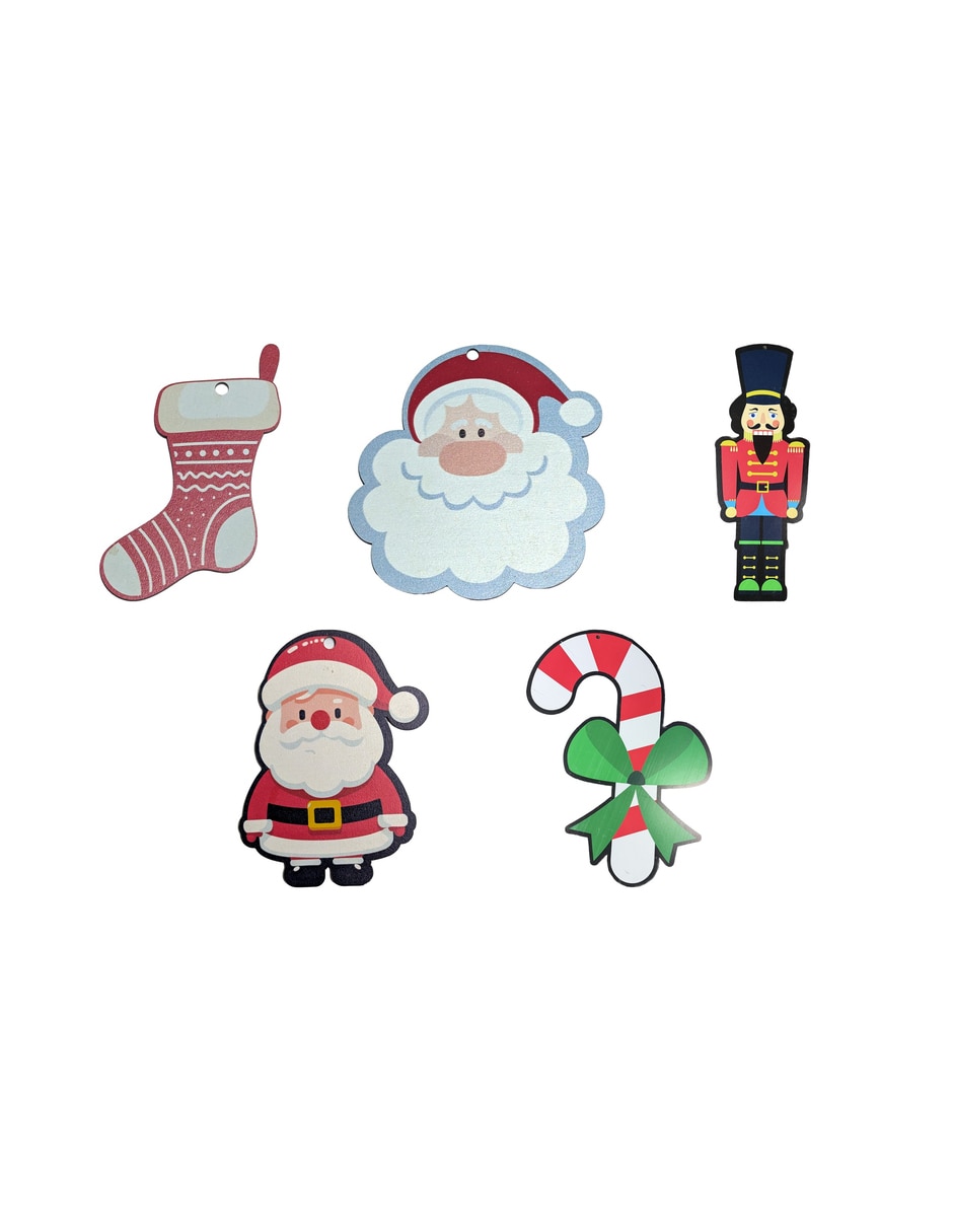 Kit de adornos navideños de 5 piezas Kit de adornos navideños de 5 piezas