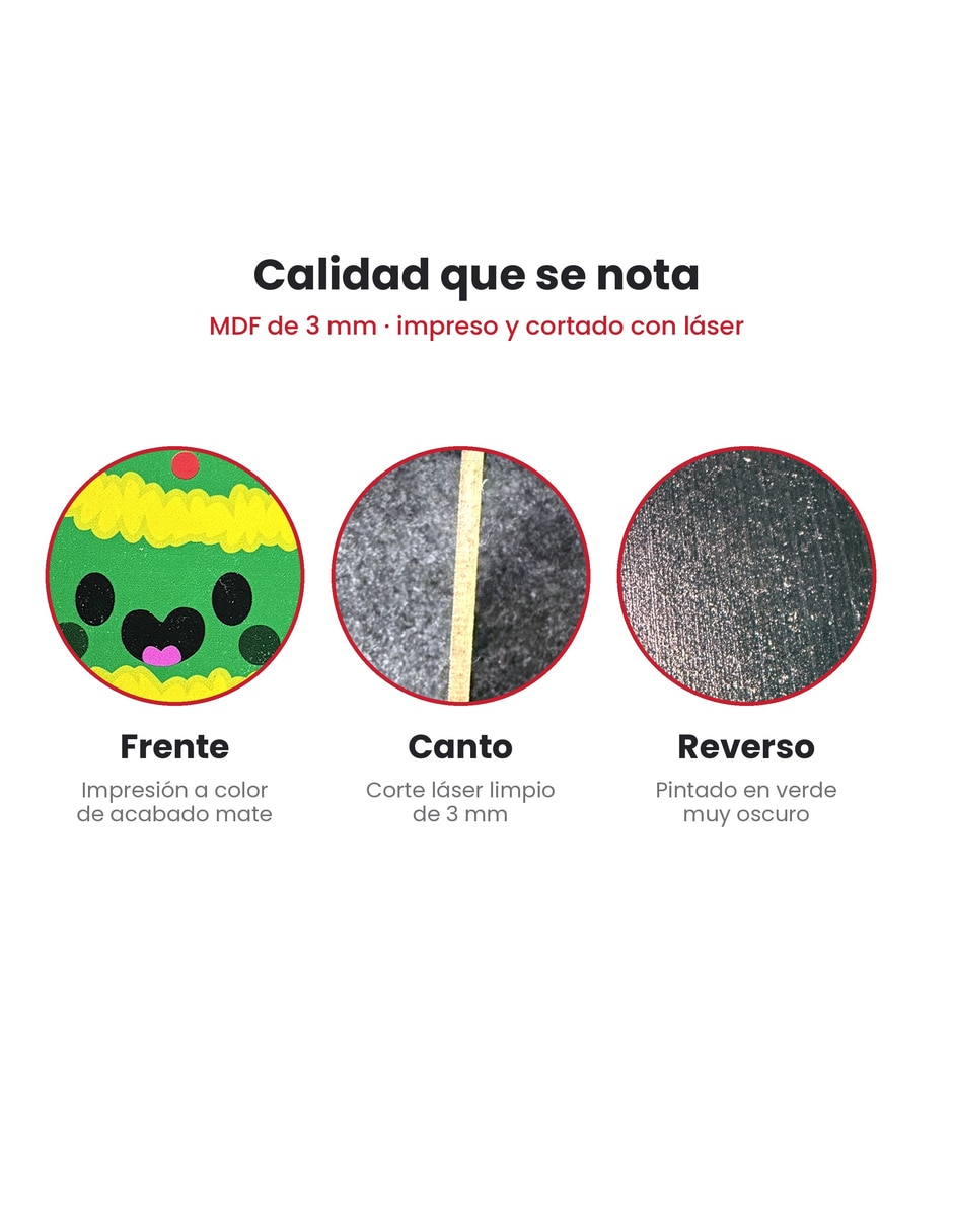 Kit de adornos navideños BOXIS de 3 piezas 3