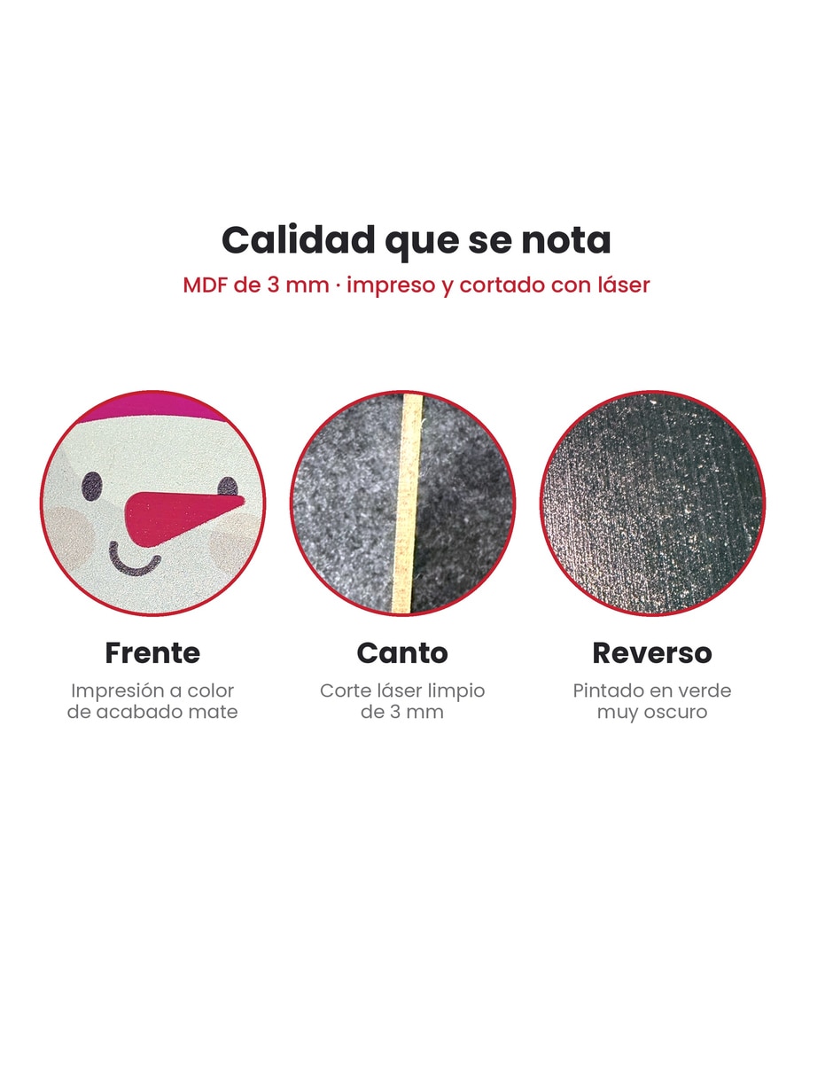 Kit de adornos navideños de 3 piezas 4