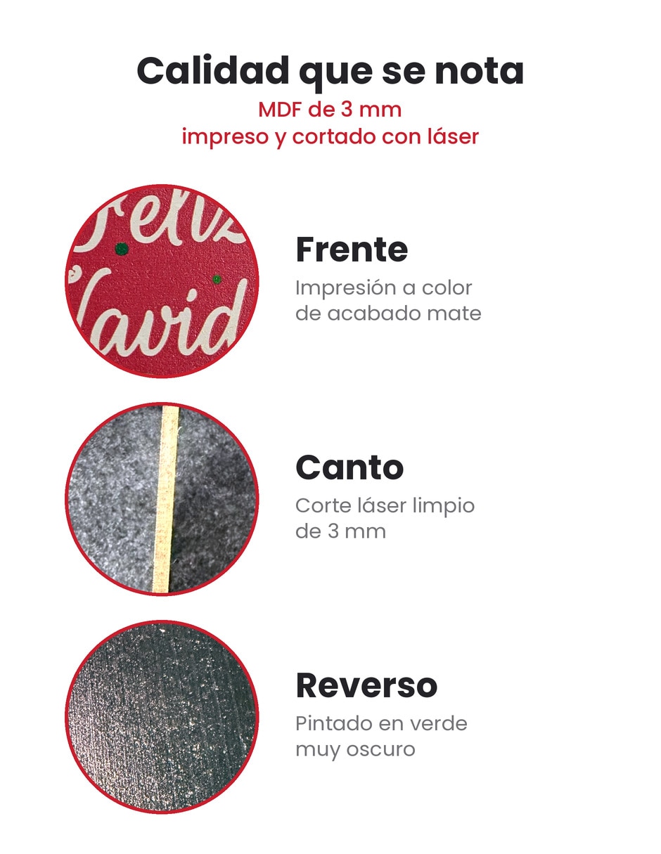 Kit de adornos navideños de 3 piezas 4