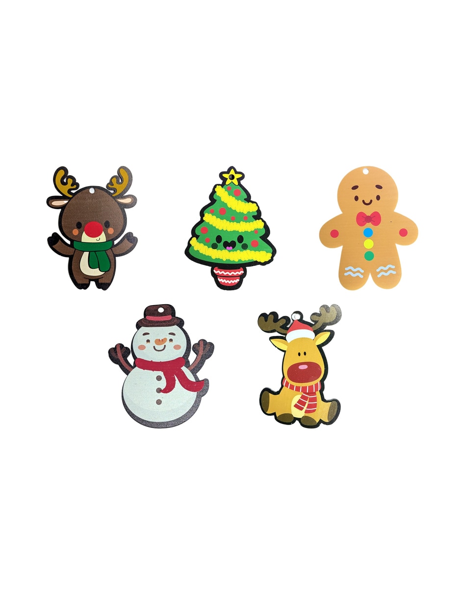 Kit de adornos navideños de 5 piezas