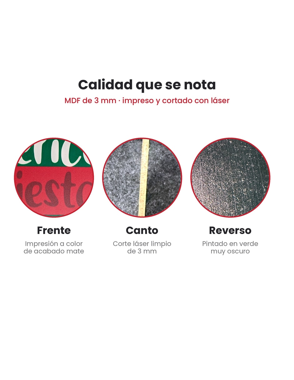 Kit de adornos navideños de 3 piezas 3