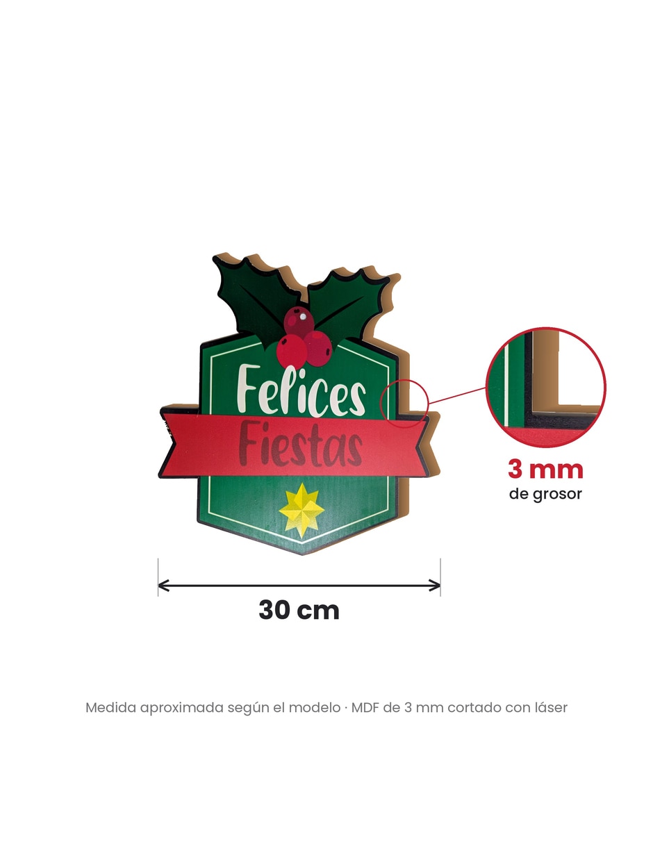Kit de adornos navideños de 3 piezas 4