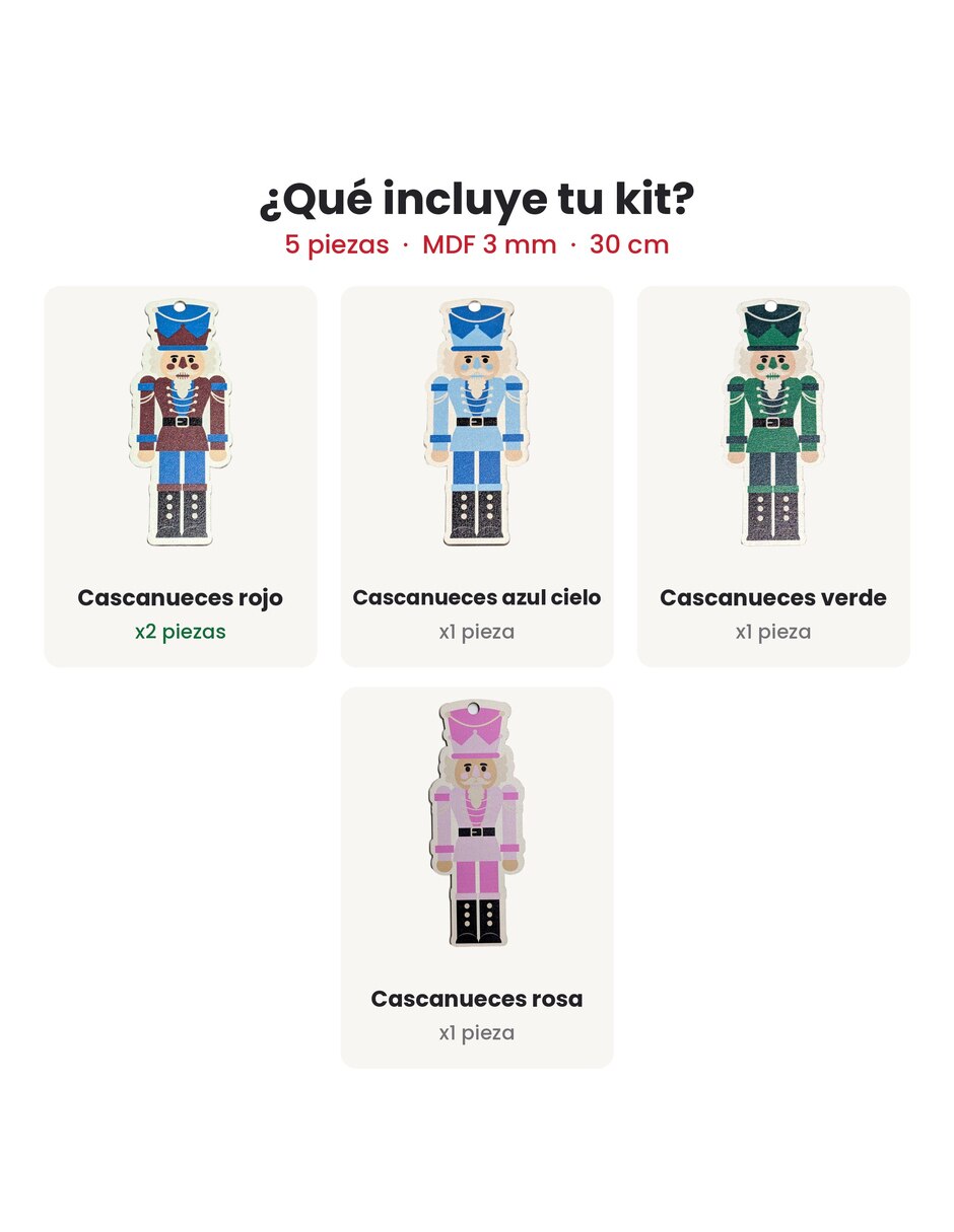 Kit de adornos navideños de 5 piezas 5