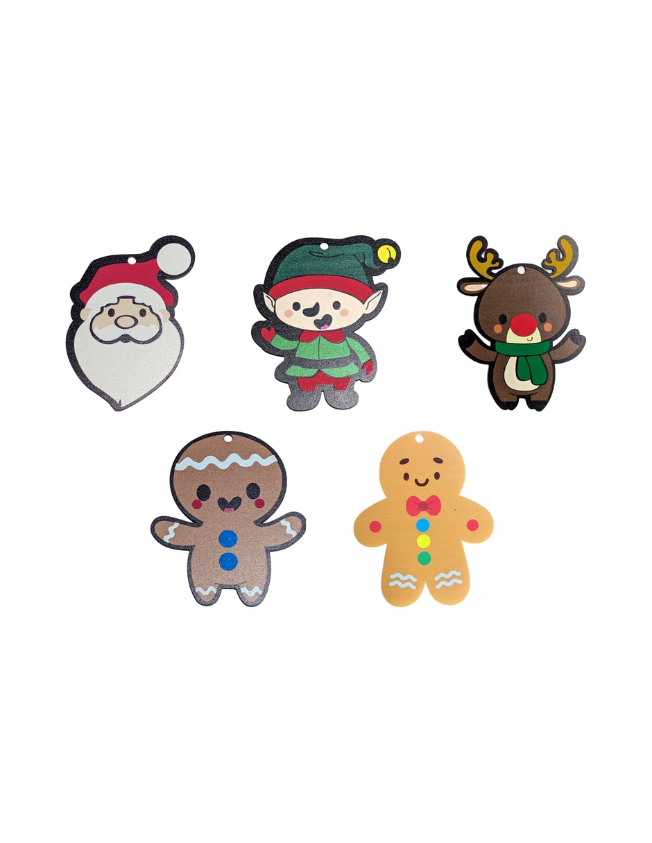 Kit de adornos navideños de 5 piezas Kit de adornos navideños de 5 piezas