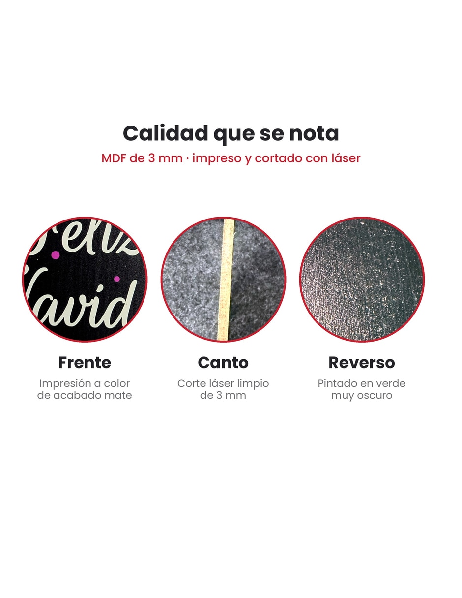 Kit de adornos navideños de 3 piezas 4
