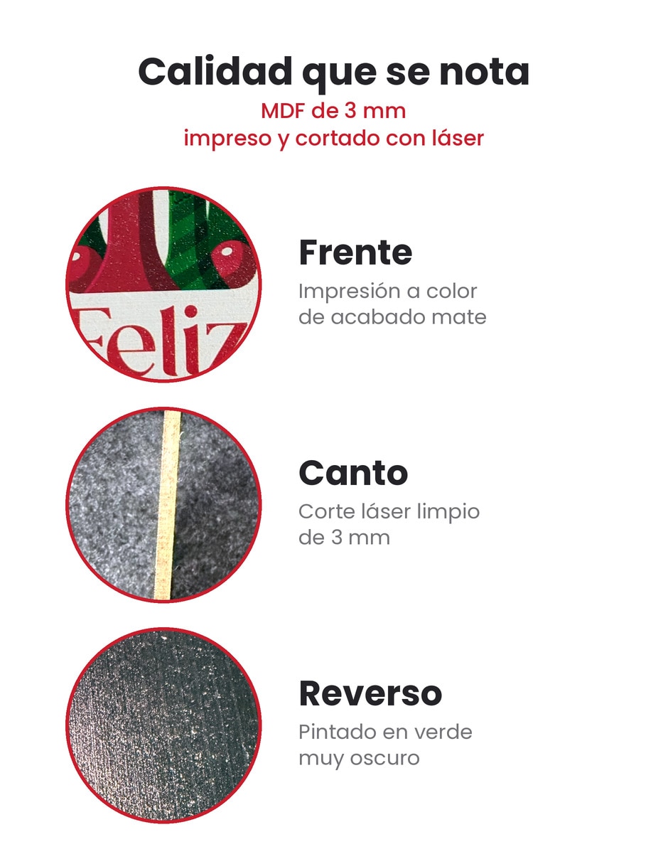 Kit de adornos navideños de 3 piezas 3