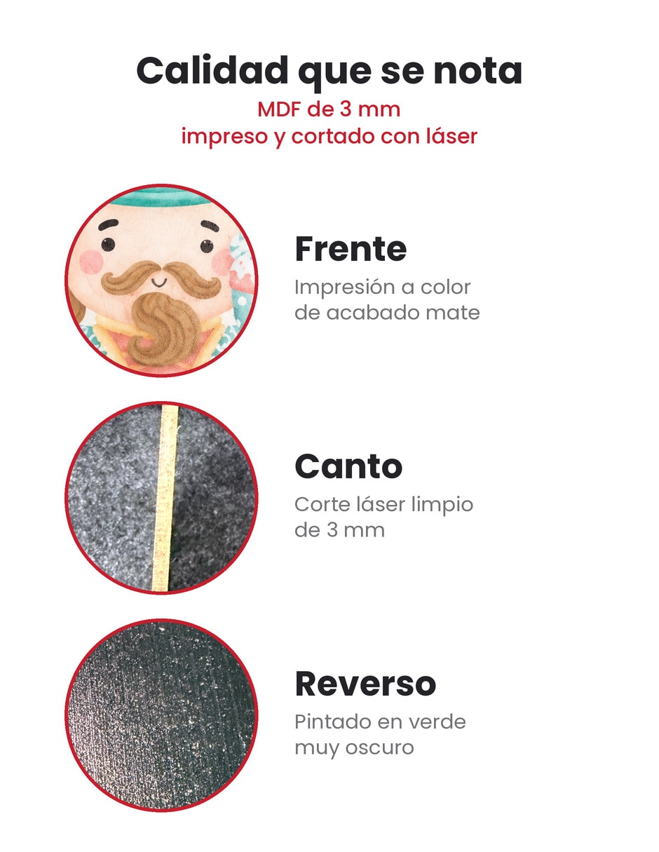 Kit de adornos navideños de 5 piezas 4