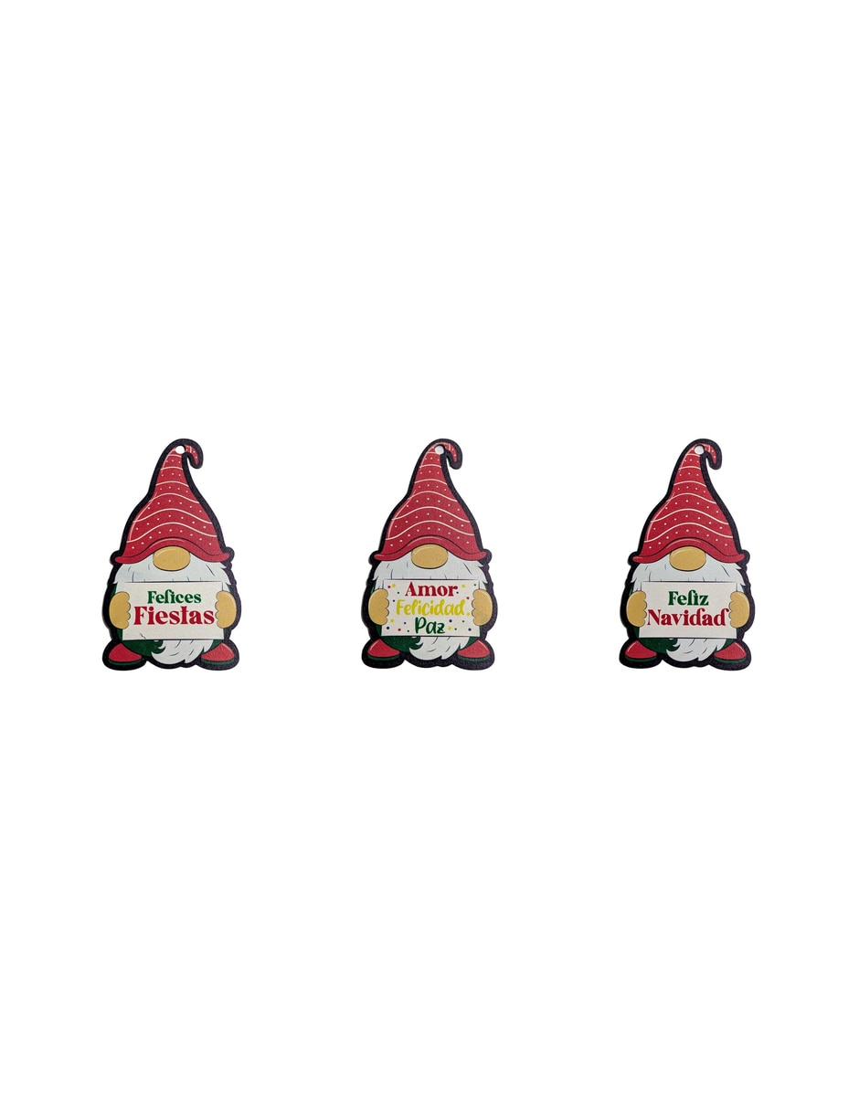 Kit de adornos navideños de 3 piezas Kit de adornos navideños de 3 piezas