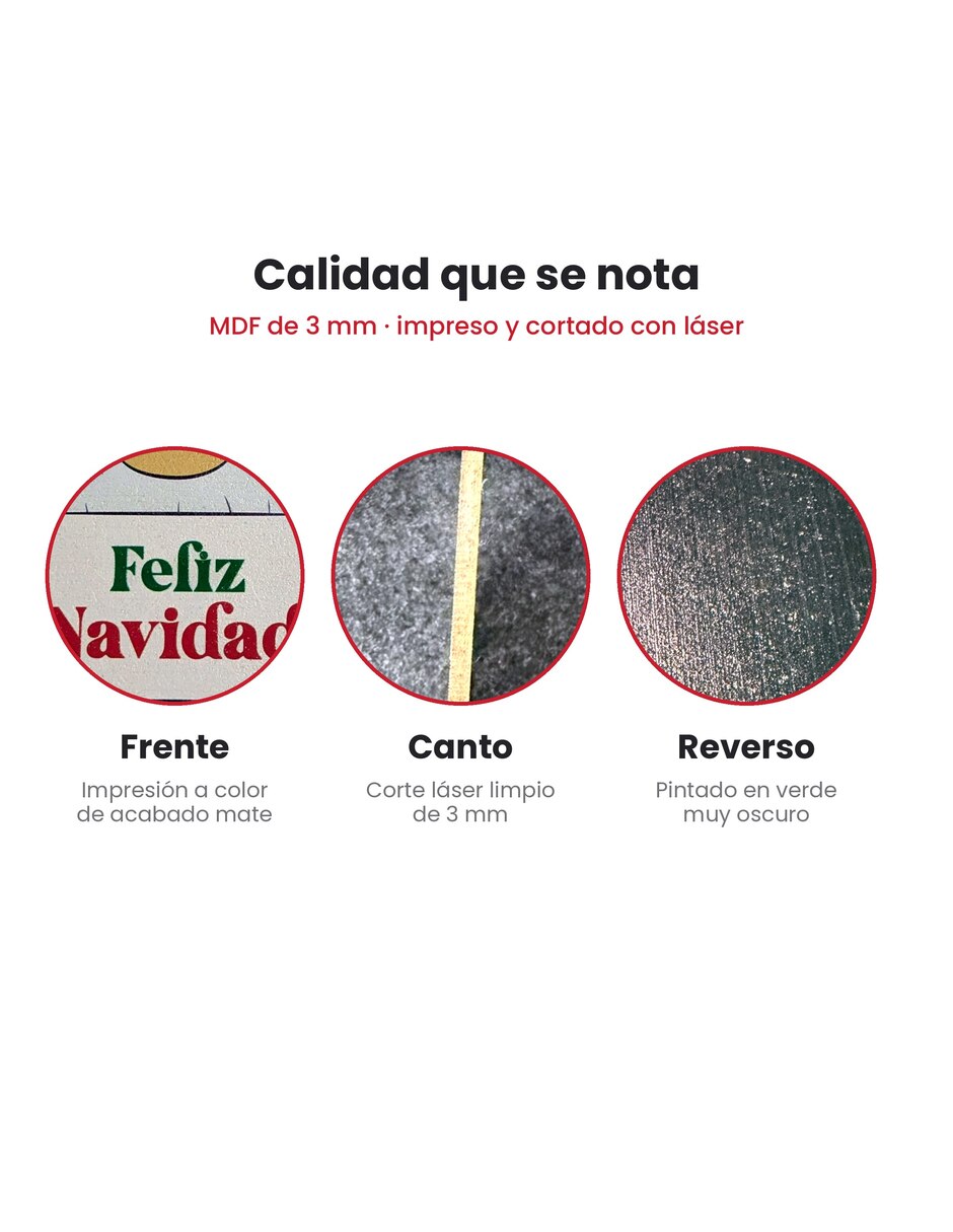 Kit de adornos navideños de 3 piezas 3