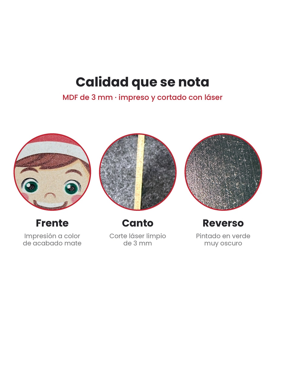 Kit de adornos navideños de 3 piezas 4
